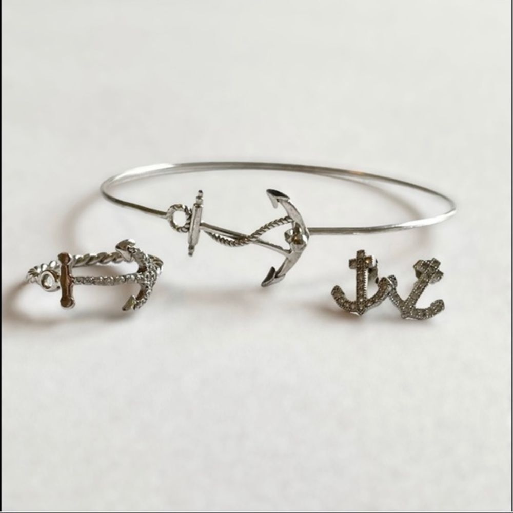 Sterling silver‎ (925) Anchor Set